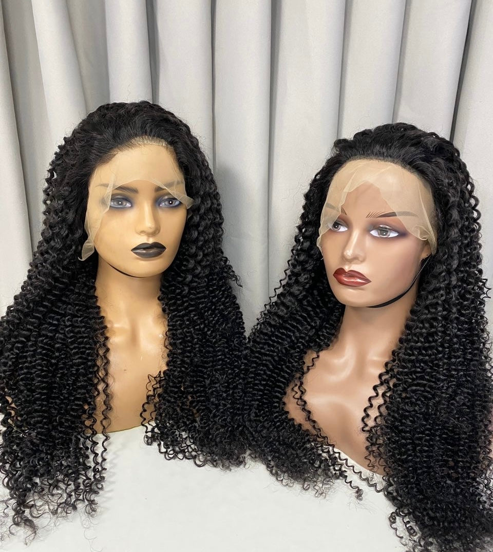 HD Kinky Curly Human Hair Lace Front Wig