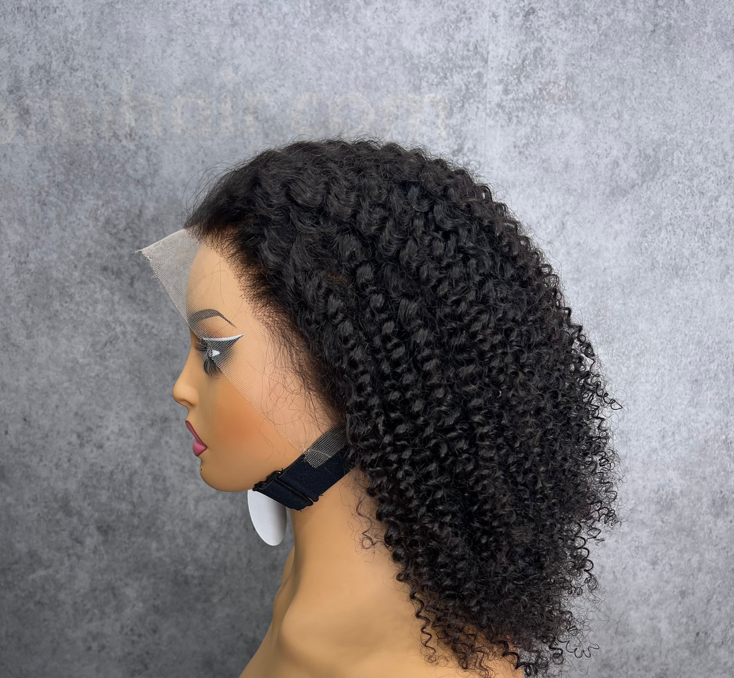 HD Kinky Curly Human Hair Lace Front Wig