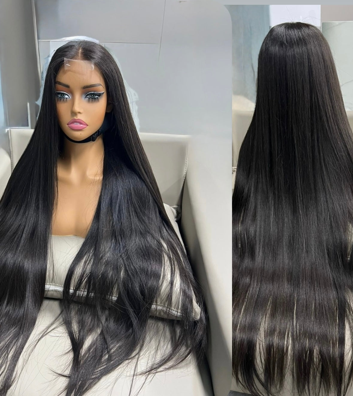 HD Straight Human Hair Lace Front Wig
